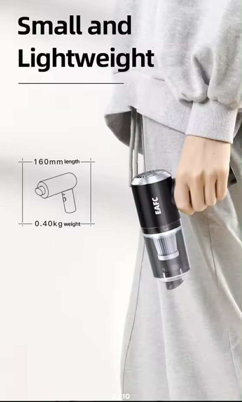 MiniClean - Bezprzewodowy Mini Odkurzacz 4w1