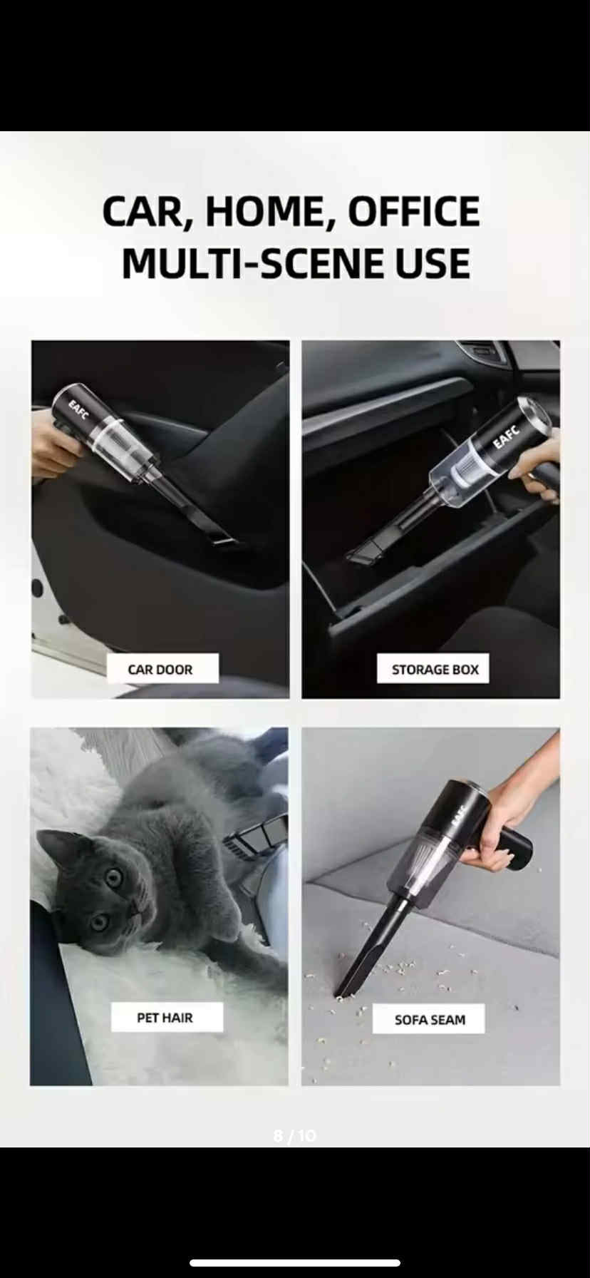 MiniClean - Bezprzewodowy Mini Odkurzacz 4w1